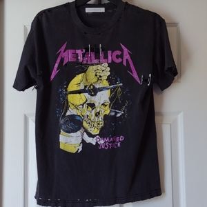 Daydreamer Metallica glitter t-shirt S